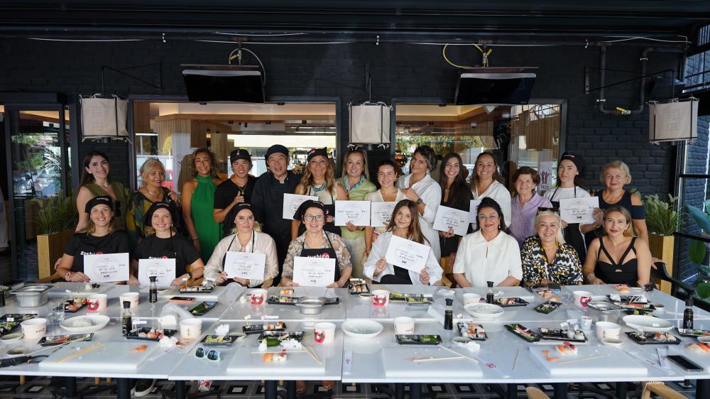 Sushico Executive Şefi Yutaka Hoshino’dan Ziçev Gönüllülerine Sushi Dersi