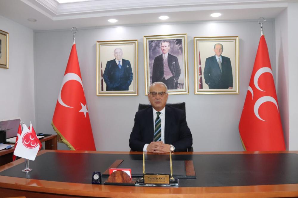 MHP Adana İl Başkanı Yusuf Kanlı: Atatürk Bugün Adana'ya gelmişti bu ebedi onurumuzdur