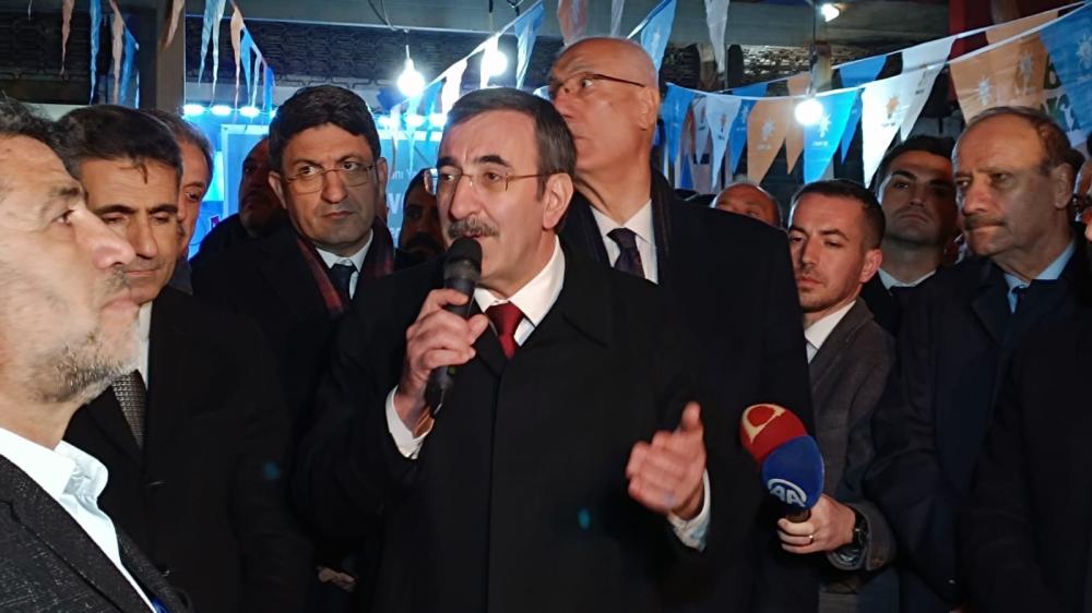 CUMHURBAŞKANI YARDIMCISI YILMAZ CUMHUR İTTİFAKI KALICI VE GÜÇLÜ'