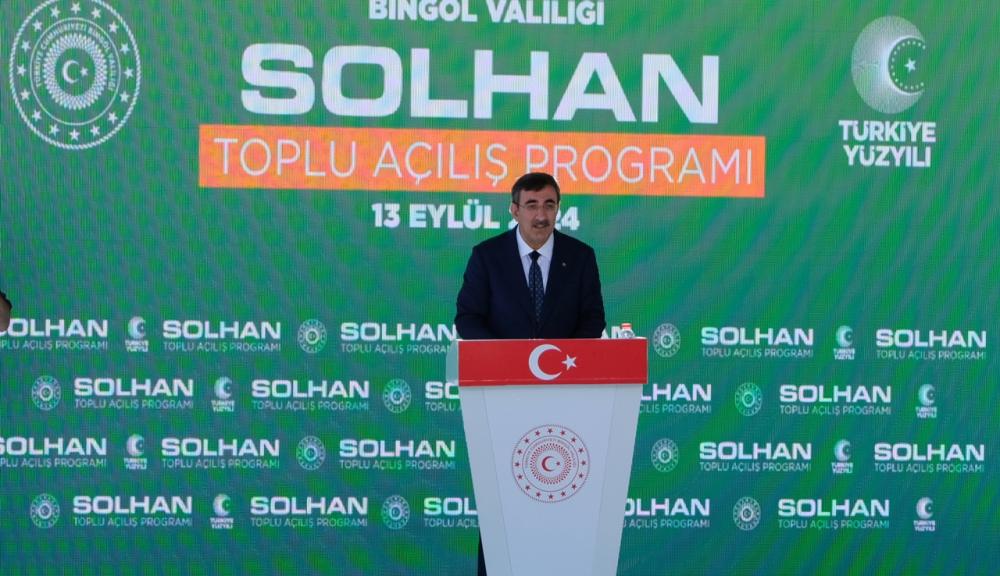 Cevdet Yılmaz, Solhan'da 420 Milyonluk 8 Projenin Açılışını Yaptı