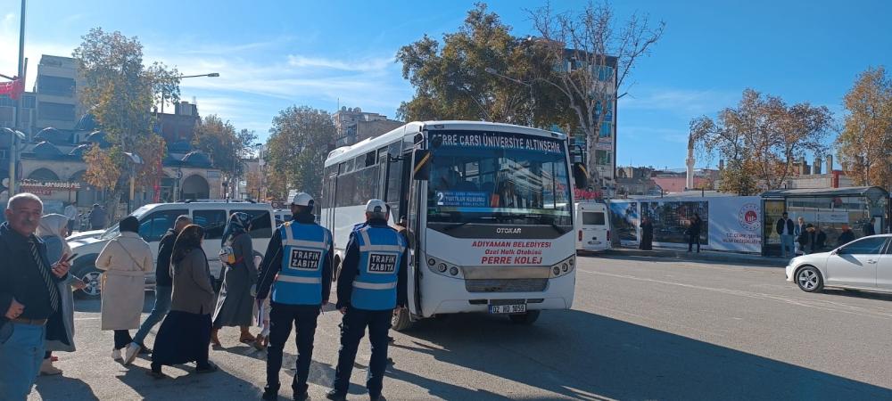 Adıyaman Belediyesinden toplu taşıma ve ticari taksilere kapsamlı denetim