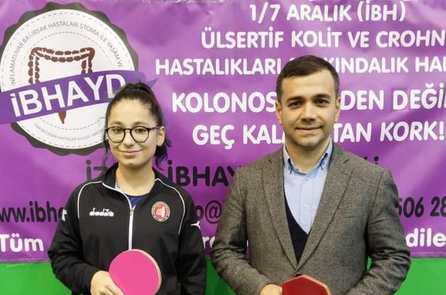 Masa Tenisi Federasyonu Başkanı Kerim Koç'tan Crohn Hastası Milli Sporcuya Destek