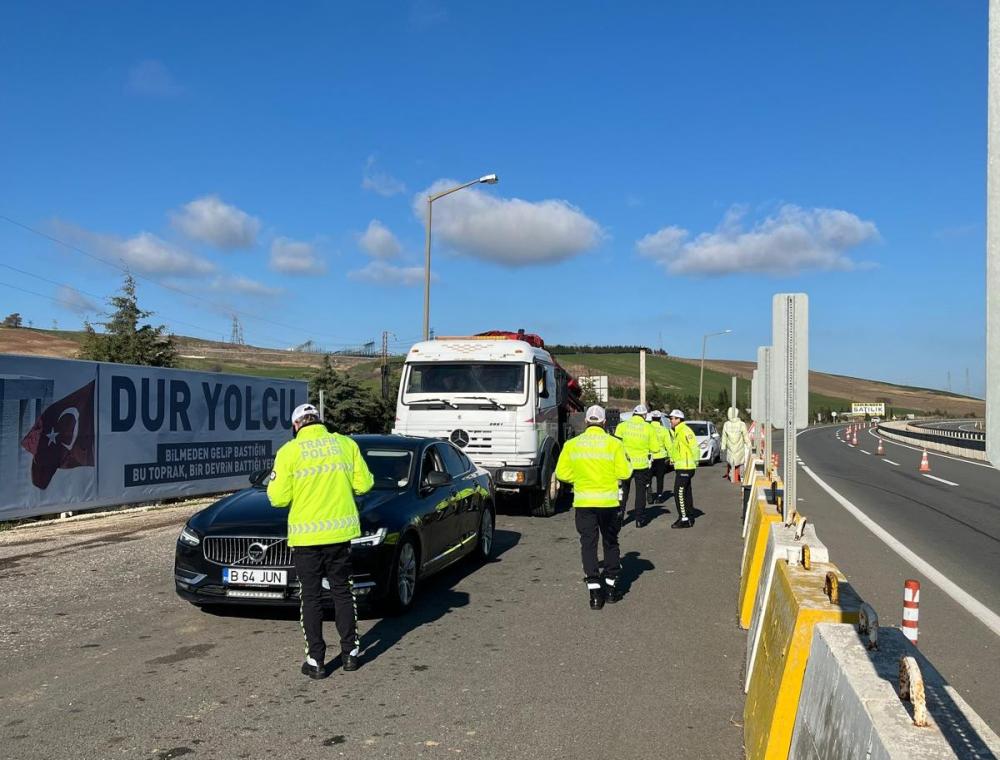 Gelibolu Bölge Trafik Denetleme Amirliğinden Yılbaşı Denetimleri