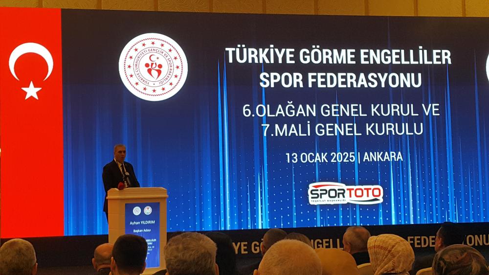 Türkiye Görme Engelliler Spor Federasyonu Genel Kurulunda Başkanlık Seçimi Tamamlandı