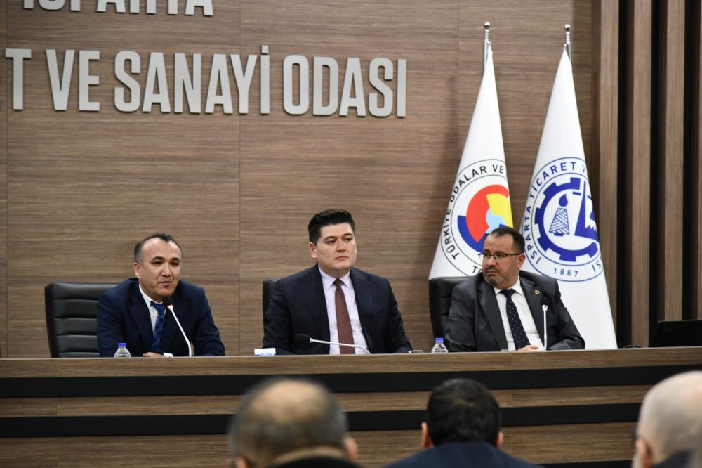 ISPARTA’DA ÖZBEKİSTAN İLE TİCARET VE YATIRIM KONFERANSI DÜZENLENDİ