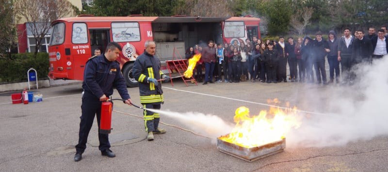 KAYSERİ İTFAİYESİ ŞUBAT AYINDA 680 OLAYA MÜDAHALE ETTİ
