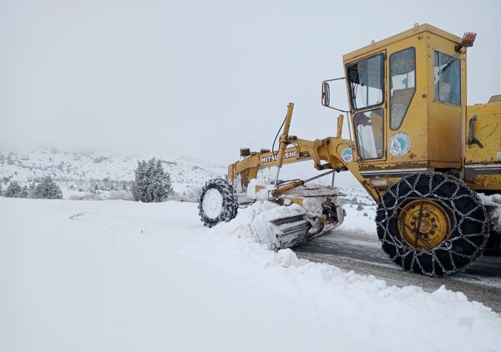 KAYSERİ BÜYÜKŞEHİR BELEDİYESİ’NDEN MERKEZDE VE KIRSALDA KAR TEMİZLİĞİ