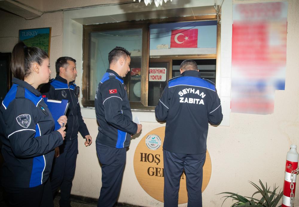 SEYHAN BELEDİYESİ’NDEN BAYRAM ÖNCESİ RUHSATSIZ İŞLETMELERE SIKI DENETİM