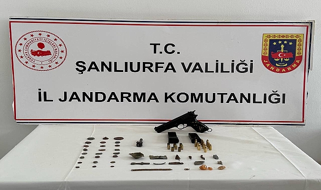 SURUÇ’TA TARİHİ ESER OPERASYONU: 38 PARÇA ELE GEÇİRİLDİ