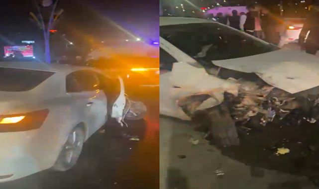 ŞANLIURFA'DA ZİNCİRLEME KAZA! 4 YARALI