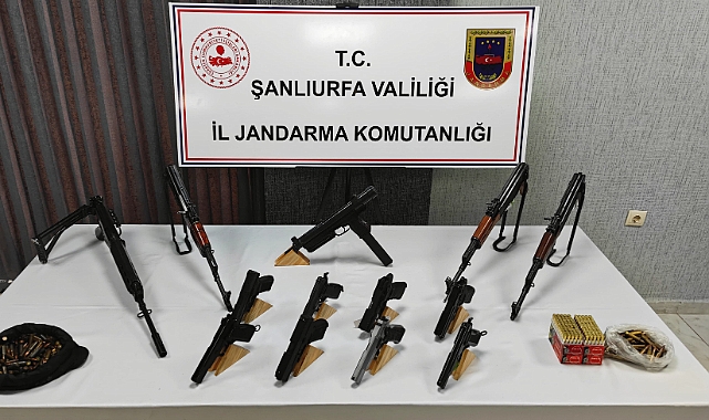 ŞANLIURFA’DA SİLAH KAÇAKÇILIĞI OPERASYONU: 22 GÖZALTI