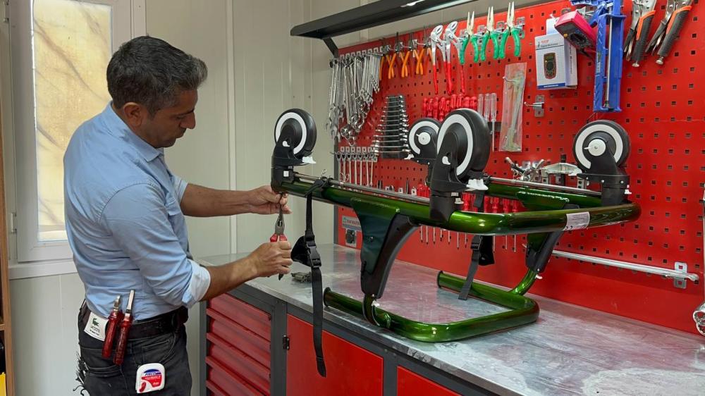 ADIYAMAN BELEDİYESİ'NDEN TEKERLEKLİ SANDALYE KULLANICILARINA ÜCRETSİZ ATÖLYE HİZMETİ