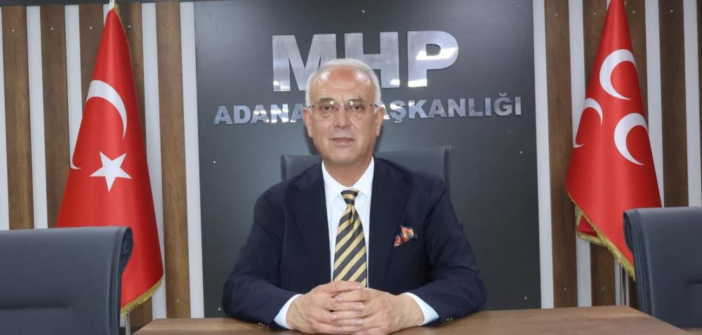 MHP ADANA İL BAŞKANI KANLI'DAN 3 MAYIS MİLLİYETÇİLER GÜNÜ MESAJI: 
