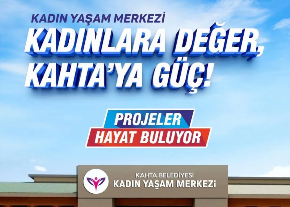 KAHTA'YA KADIN YAŞAM MERKEZİ KURULUYOR