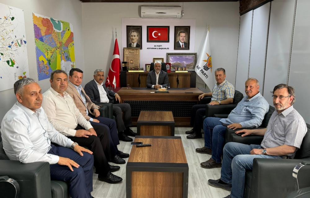 ADIYAMAN KENT KONSEYİ’NDEN AK PARTİ İL VE MERKEZ İLÇE BAŞKANLIĞINA ZİYARET