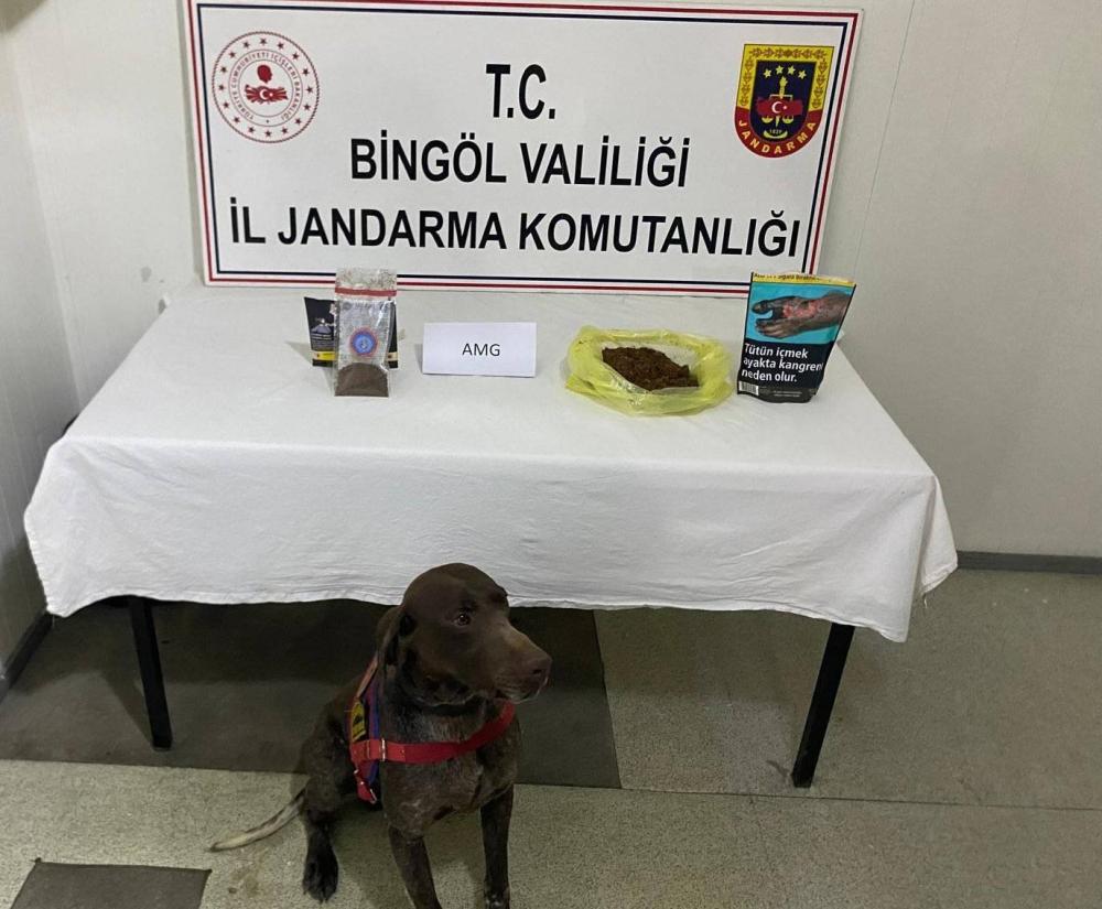 BİNGÖL'DE YOLCU OTOBÜSÜNDE UYUŞTURUCU ELE GEÇİRİLDİ