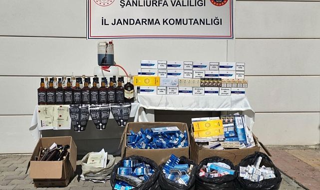 ŞANLIURFA'DA KAÇAKÇILIĞA GEÇİT YOK, JANDARMADAN EŞ ZAMANLI BASKIN!