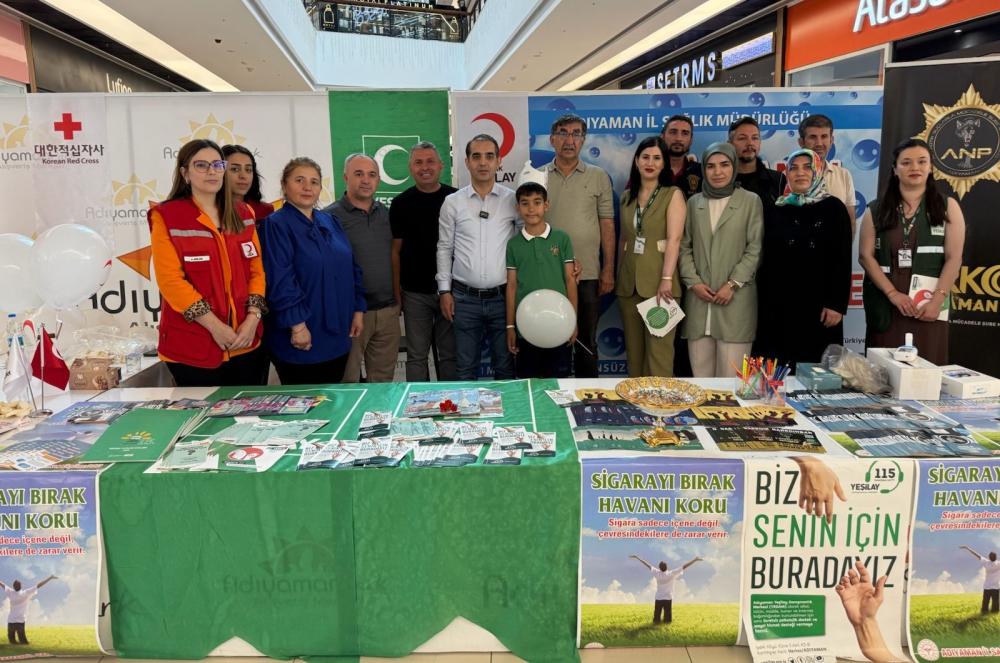 ADIYAMAN’DA ‘DÜNYA TÜTÜNSÜZ GÜNÜ’ ETKİNLİĞİ DÜZENLENDİ