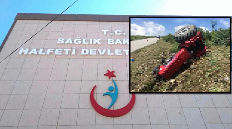 ŞANLIURFA\'DA TRAKTÖR KAZASI! 3 KİŞİNİN HAYATİ TEHLİKESİ YOK