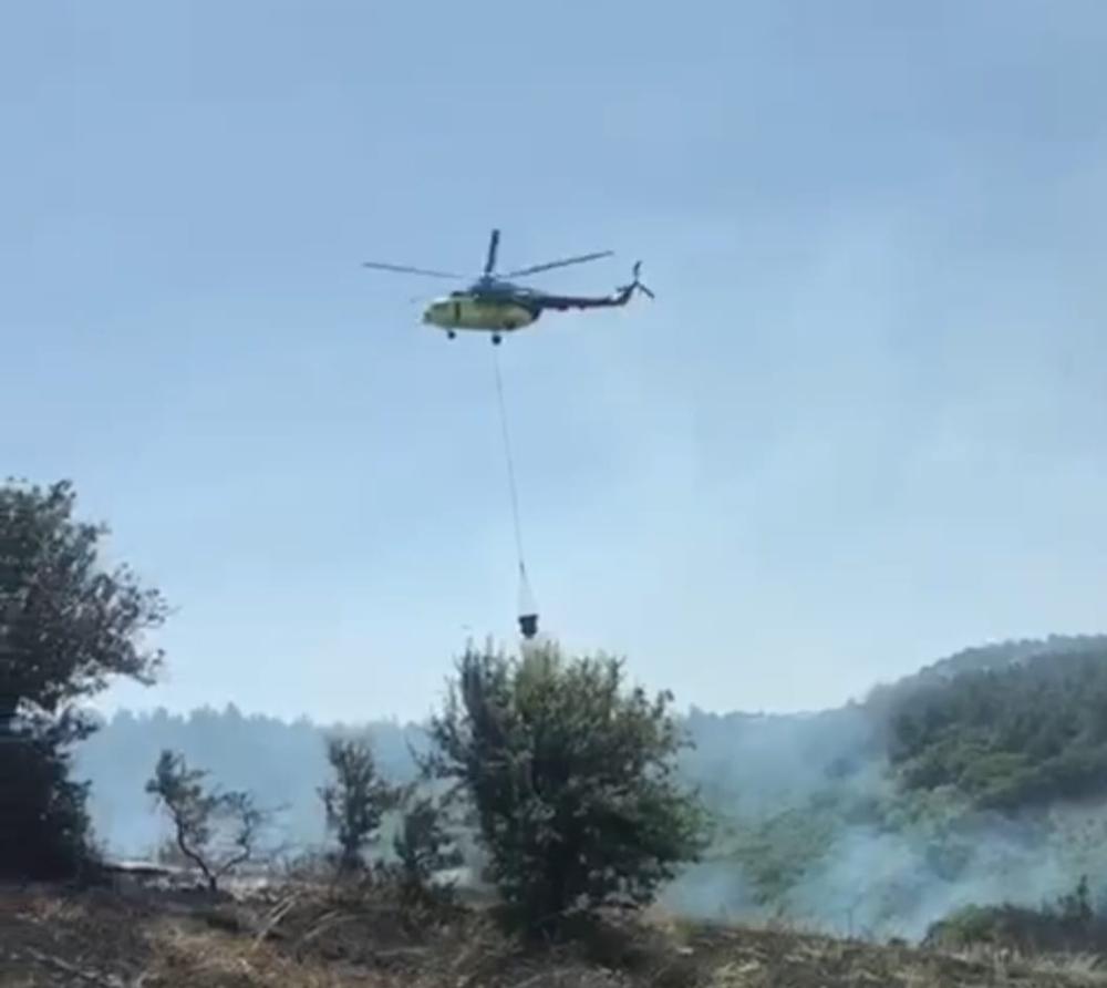 GELİBOLU\'DAKİ EKİLİ ARAZİ YANGINI SÖNDÜRÜLDÜ