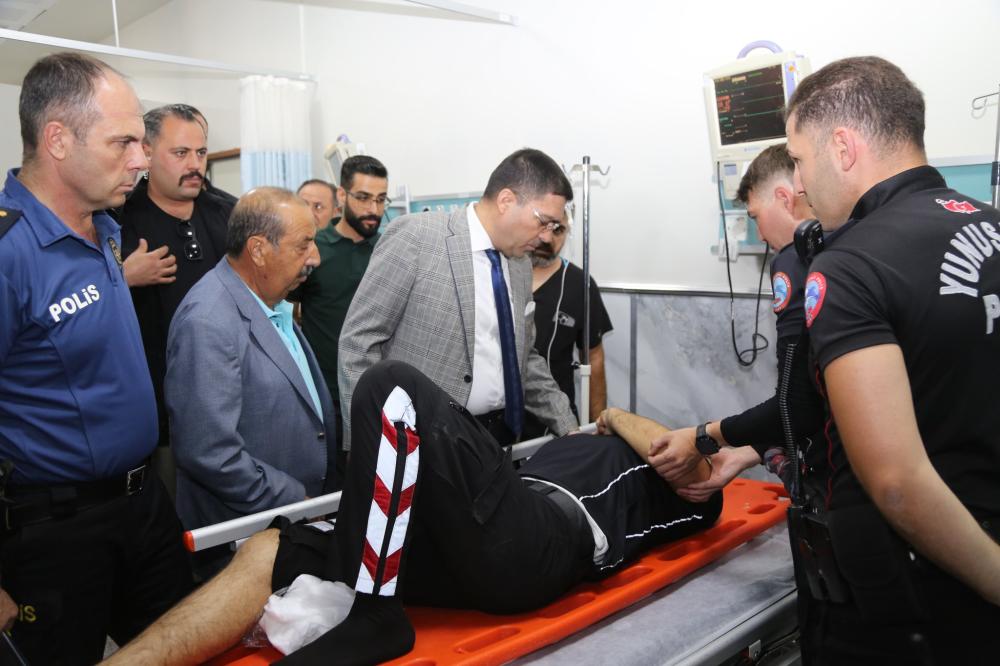 ŞANLIURFA\'DA GÖREV BAŞINDA KAZA, YUNUS POLİSLERİ YARALANDI!