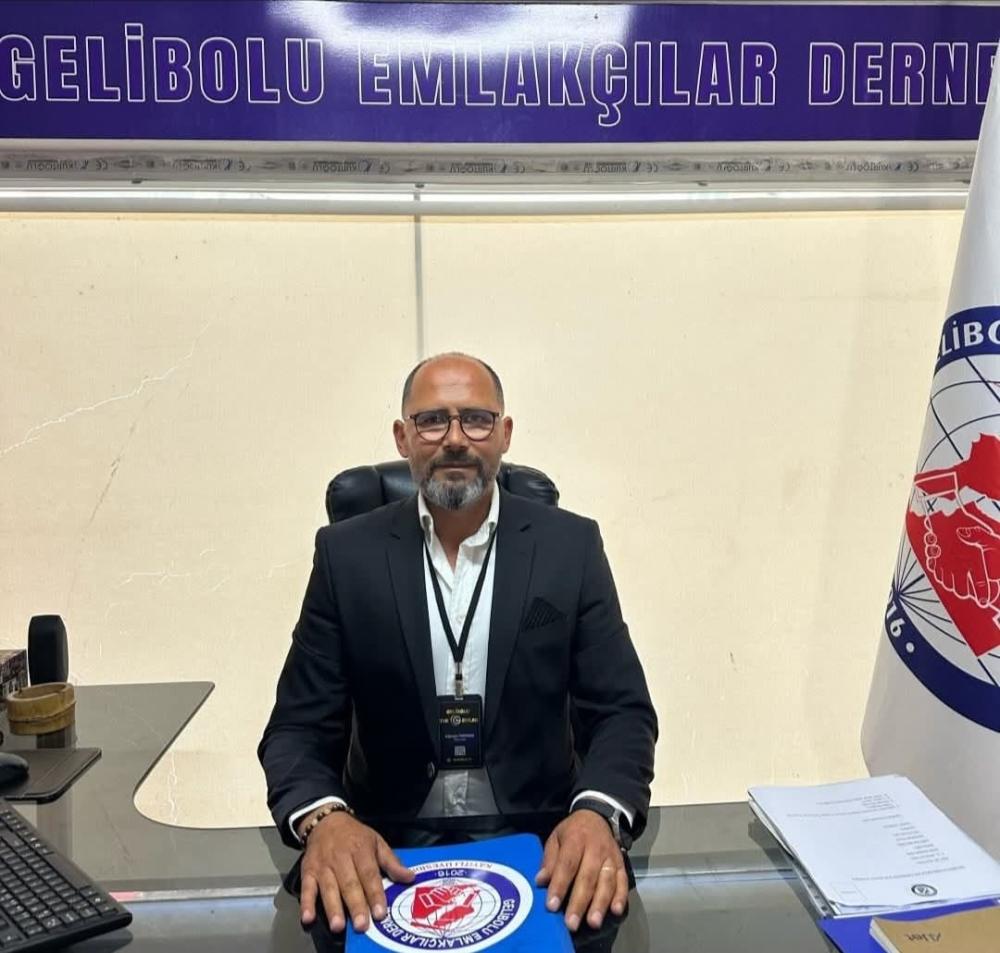 GELİBOLU EMLAKÇILAR DERNEK BAŞKANI TARIMAN\'DAN ÜYELERİNE UYARI