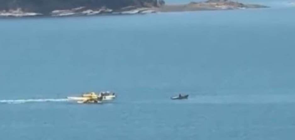 ANFİ 102 YANGIN SÖNDÜRME UÇAĞI SEYHAN GÖLÜNE DÜŞTÜ