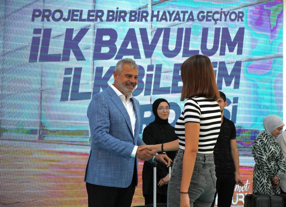 BAŞKAN ÖNTÜRK ÖĞRENCİLERE VERDİĞİ SÖZÜ TUTTU