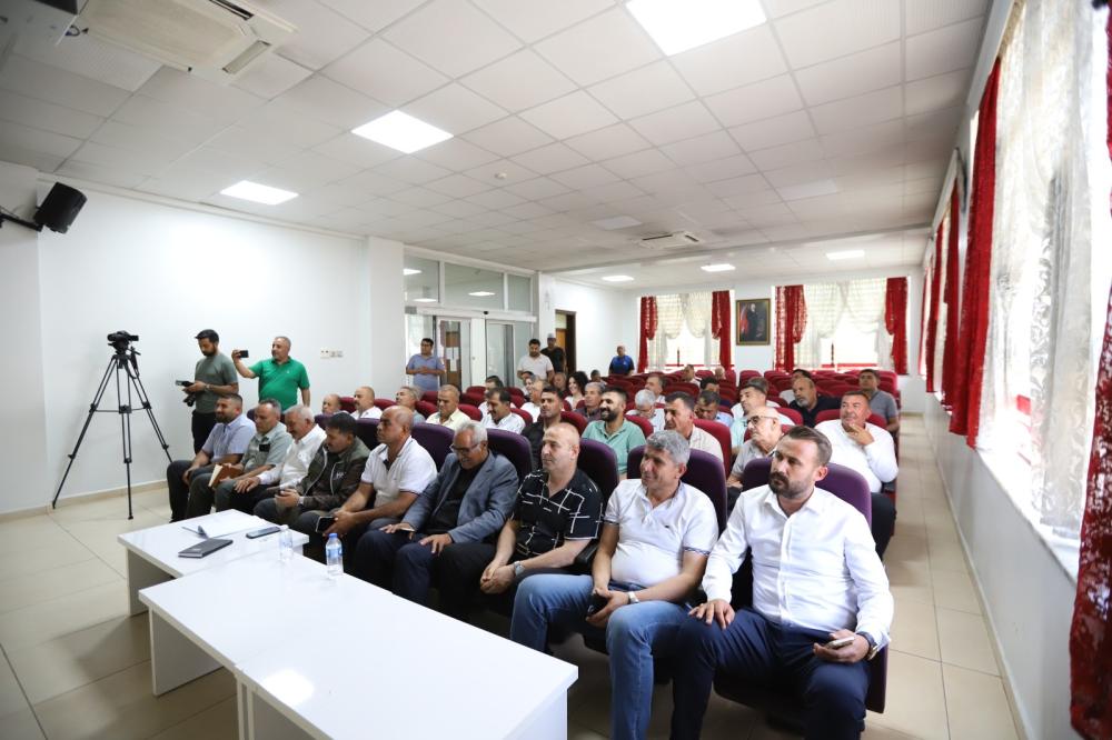 HATSU HEYETİ, REYHANLI MUHTARLARIYLA BİR ARAYA GELDİ