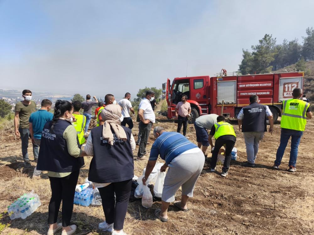 HATAY’DAKİ ORMAN YANGINI KISMİ OLARAK KONTROL ALTINA ALINDI
