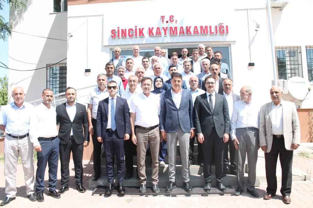 MİLLETVEKİLİ ŞAN’DAN SİNCİK KAYMAKAMI YILDIZ’A HAYIRLI OLSUN ZİYARETİ