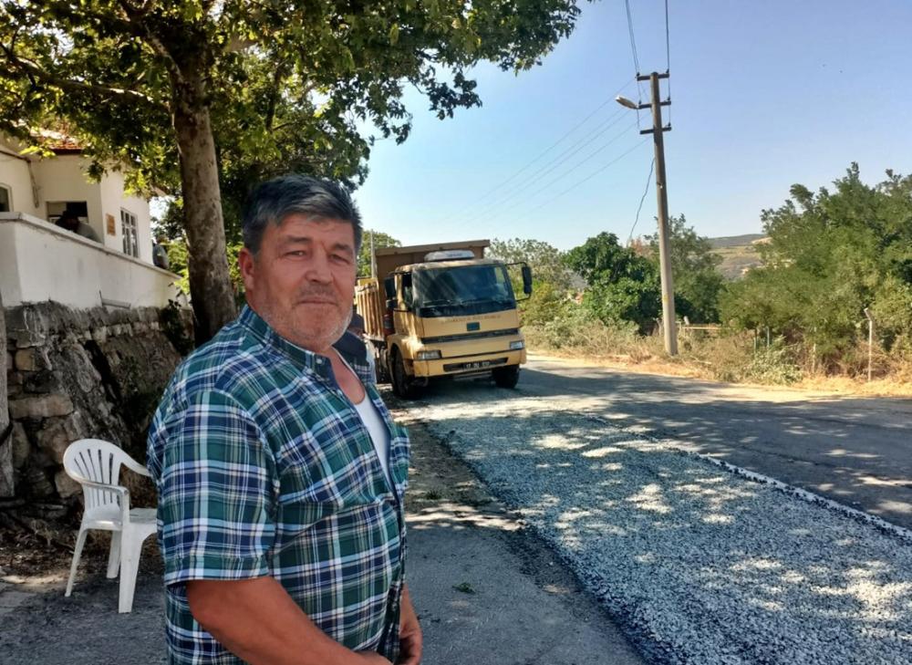 GELİBOLU’DA KÖY GRUP YOLU SATHİ KAPLAMA ÇALIŞMASI BAŞLADI