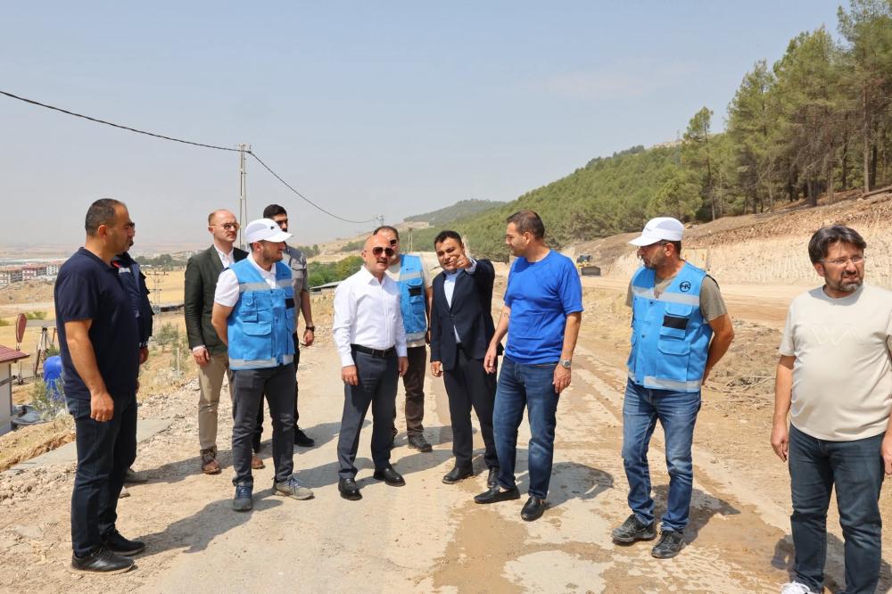 İNDERE ÇEVRE YOLU’NDA ÇALIŞMALAR HIZLA SÜRÜYOR