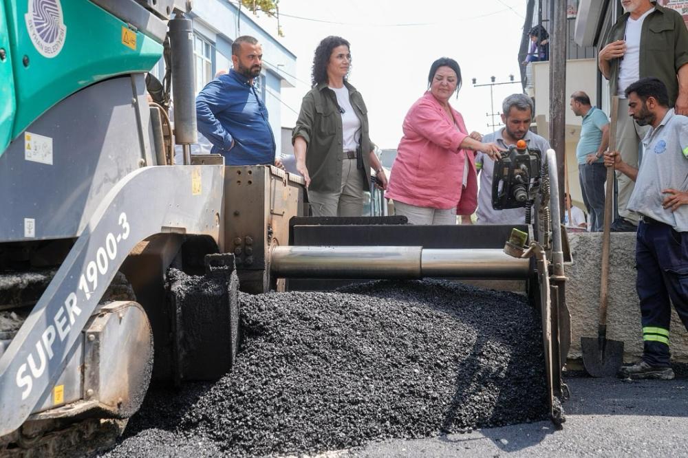 BAŞKAN VEKİLİ AKKAN, ASFALT ÇALIŞMALARINI YERİNDE İNCELEDİ