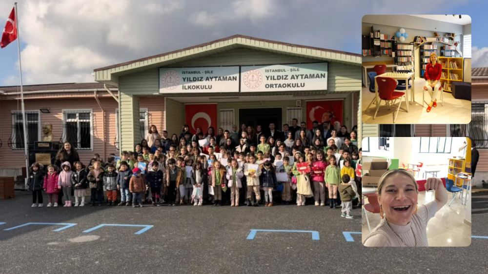 ŞİLE’NİN KIZI, ÇOCUKLARI KİTAPLARLA BULUŞTURMAYA DEVAM EDİYOR