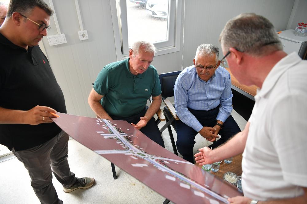 BÜYÜKKILIÇ’TAN METEOROLOJİ KATLI KAVŞAĞI’NDA SAHA İNCELEMESİ