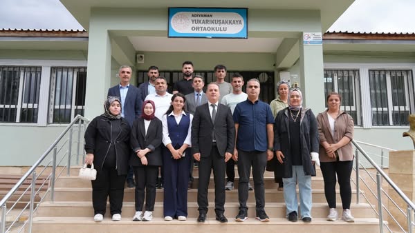 İL MİLLÎ EĞİTİM MÜDÜRÜ ALİ TOSUN’DAN YUKARI KUŞAKKAYA İLK VE ORTAOKULUNA ZİYARET