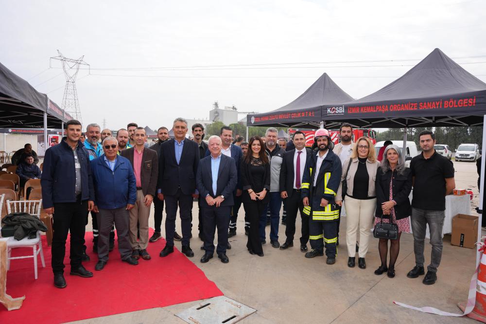 KOSBİ’DEN TÜRKİYE’DE BİR İLK: BÖLGESEL YANGINLARA MÜDAHALE TATBİKATI