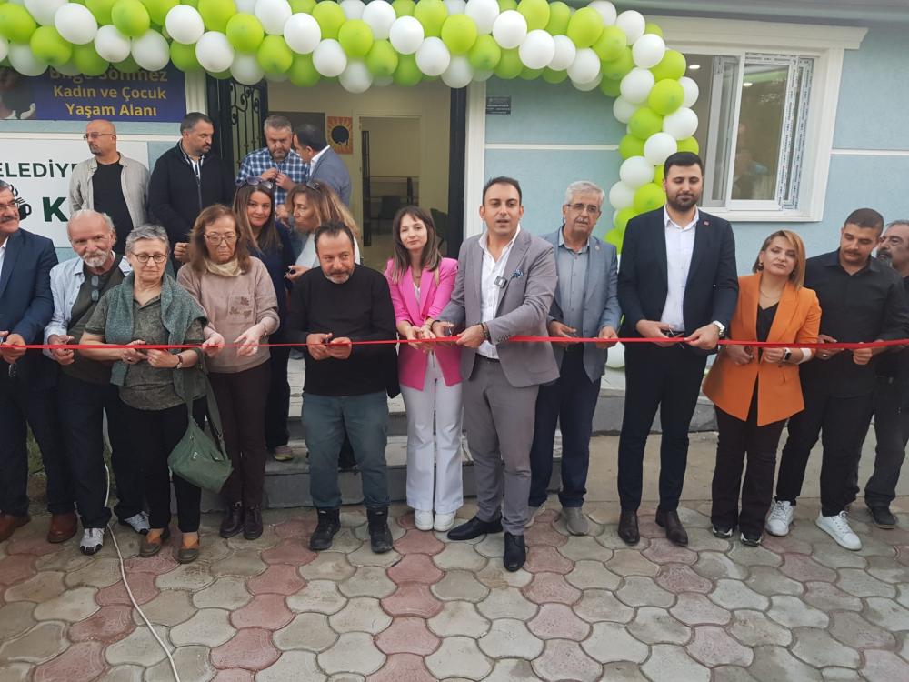 BİLGE SÖNMEZ KADIN VE ÇOCUK YAŞAM ALANI HARBIYE’DE AÇILDI