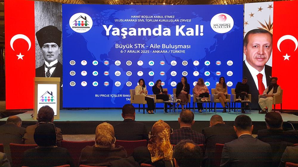 HAYAT BOŞLUK KABUL ETMEZ ULUSLARARASI SİVİL TOPLUM KURULUŞLARI ZİRVESİ ANKARA'DA DÜZENLENDİ