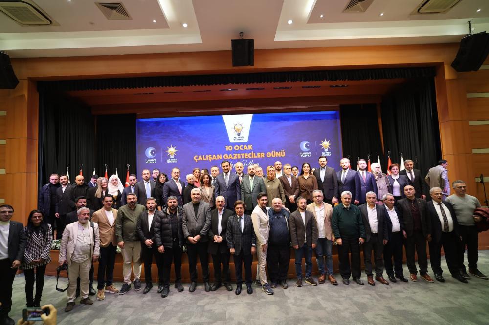 AK PARTİ İSTANBUL İL BAŞKANLIĞI’NDA 10 OCAK ÇALIŞAN GAZETECİLER GÜNÜ BULUŞMASI