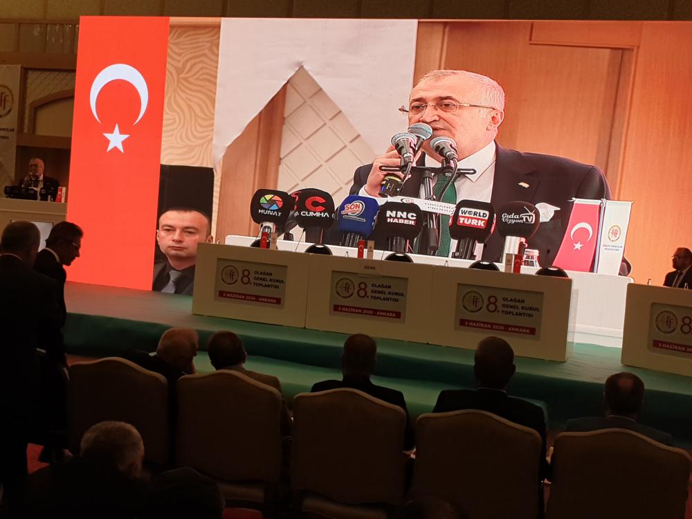 TÜRKİYE  FIRINCILAR FEDERASYONU BAŞKANI HALİL İBRAHİM BALCI GÜVEN TAZELEDİ