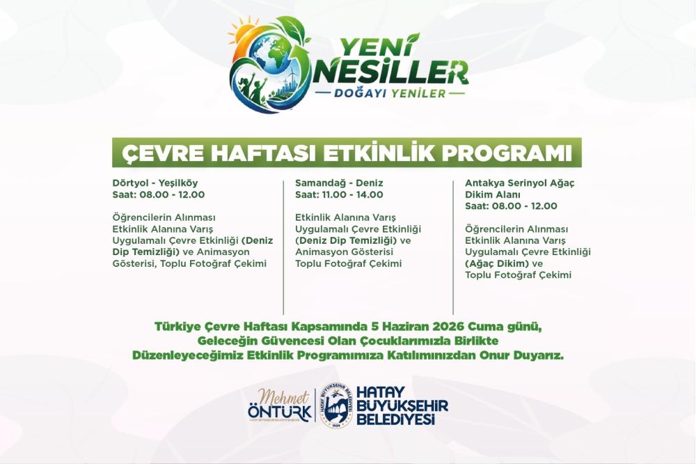 HBB’DEN ÇEVRE HAFTASI’NA ÖZEL ANLAMLI ETKİNLİKLER