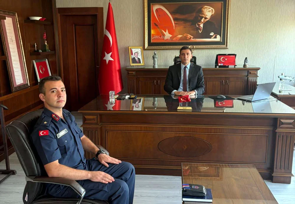 KAYMAKAM GÖREVE YENİ BAŞLAYAN KURUM AMİRLERİNİ MAKAMDA AYRI AYRI KABUL ETTİ: