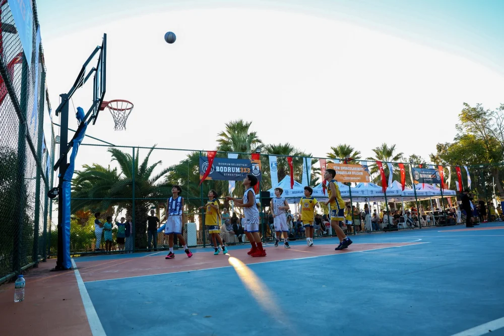 BODRUM 3X3 STREETBALL HEYECANI TURGUTREİS’TE BAŞLADI