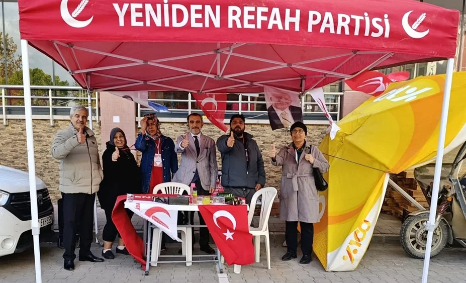 YENİDEN REFAH PARTİSİ GELİBOLU TEŞKİLATI SAHA ÇALIŞMALARINI SÜRDÜRÜYOR